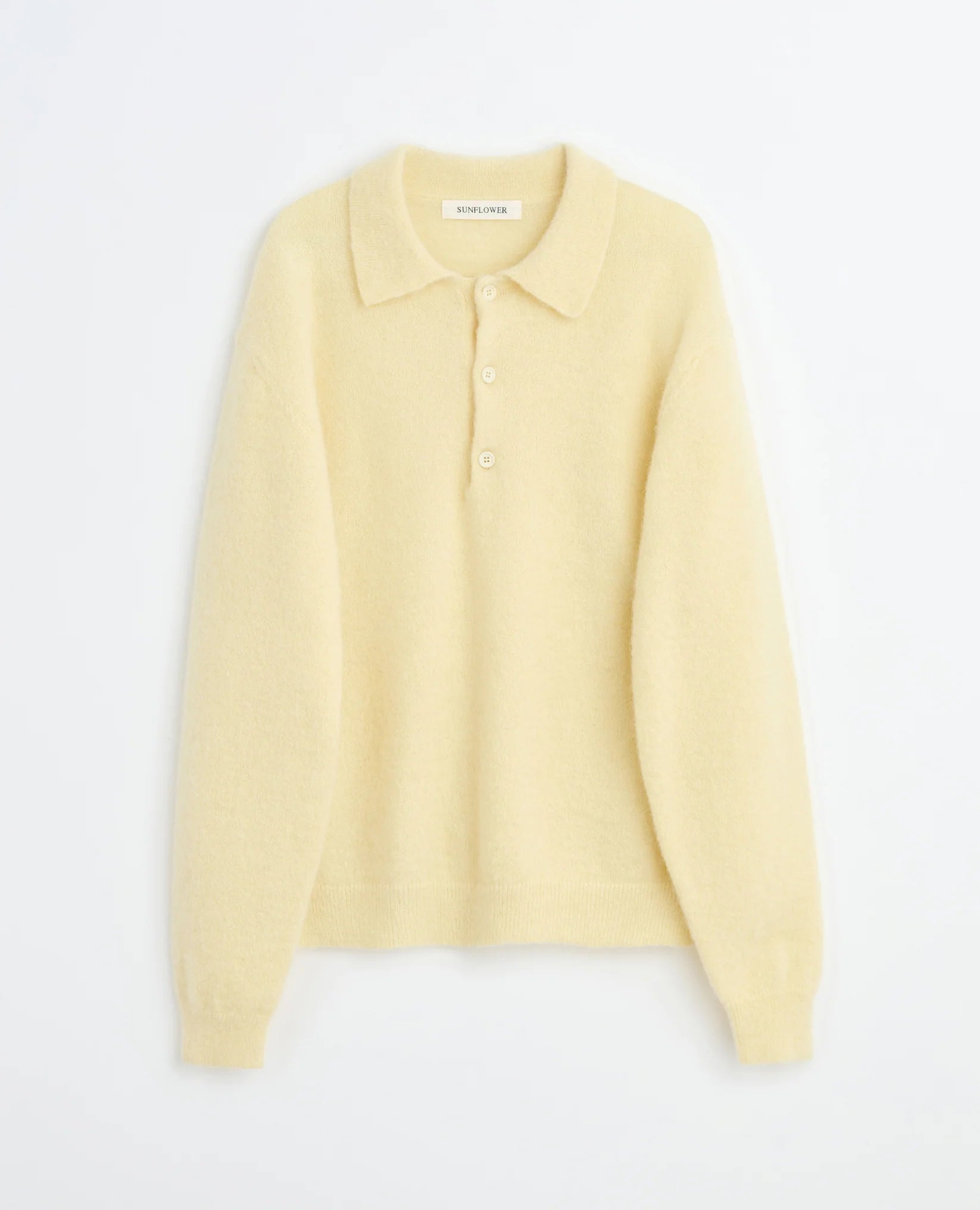 MOHAIR POLO - 010 OFF WHITE