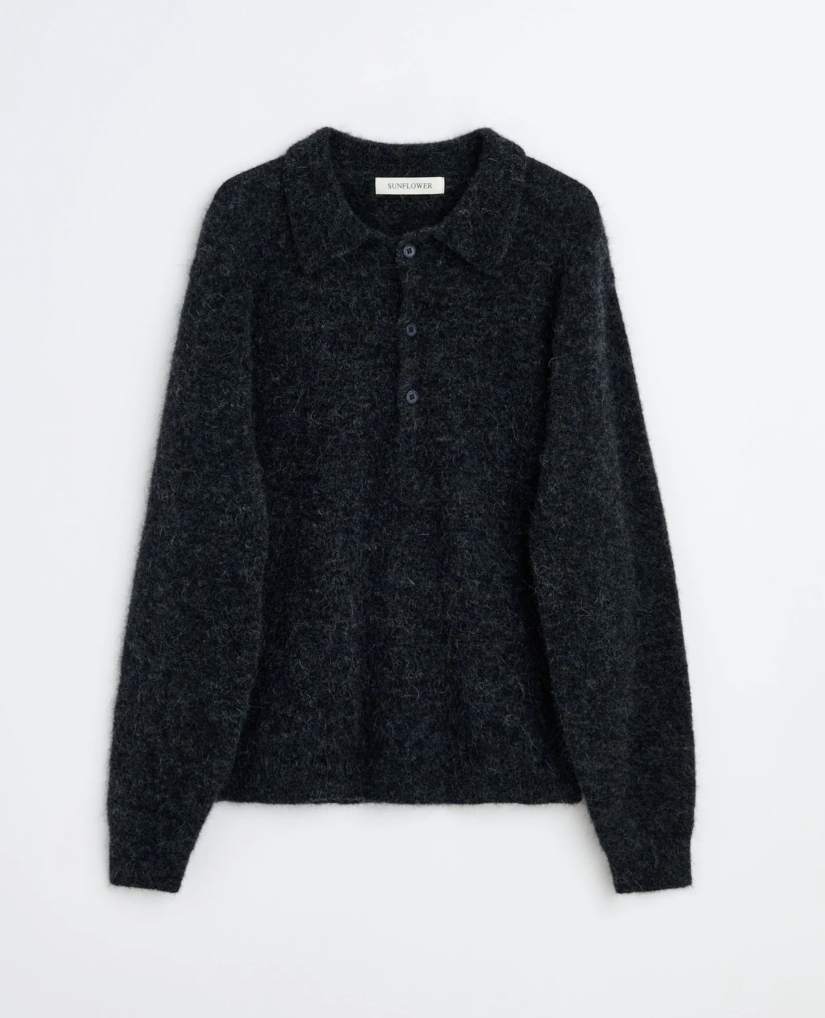 MOHAIR POLO - 820 ANTRACITE