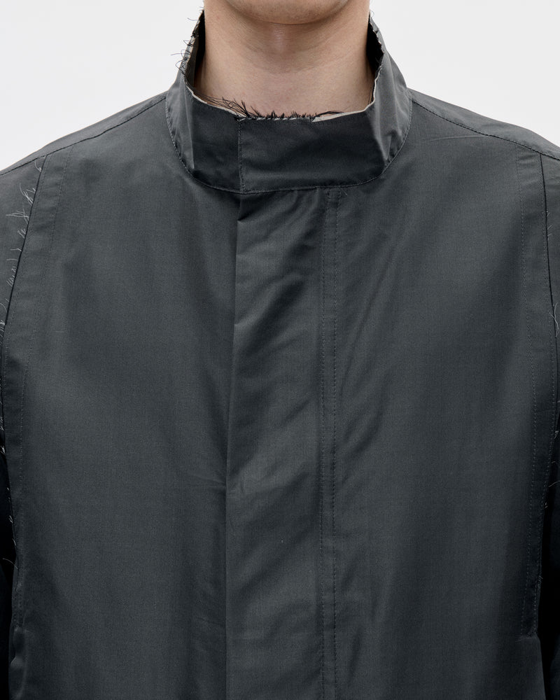 1-65O53 Field Jacket Polyseta 008 Charcoal
