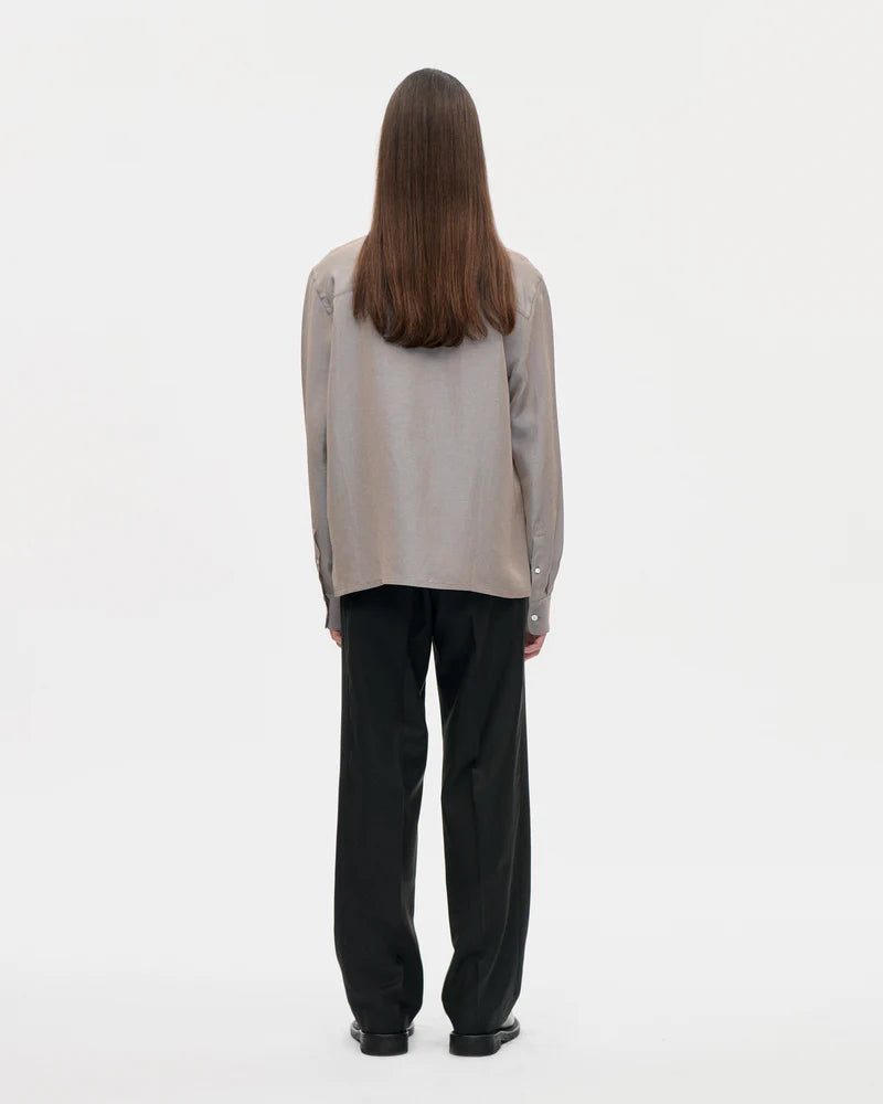 3-92S27 Dinner Shirt Acelin 064 Stone