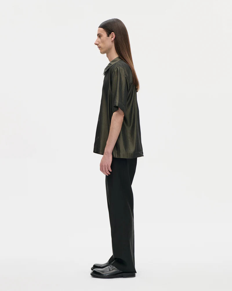 3-89S13 Wander Shirt Breeze 031 Dark Olive