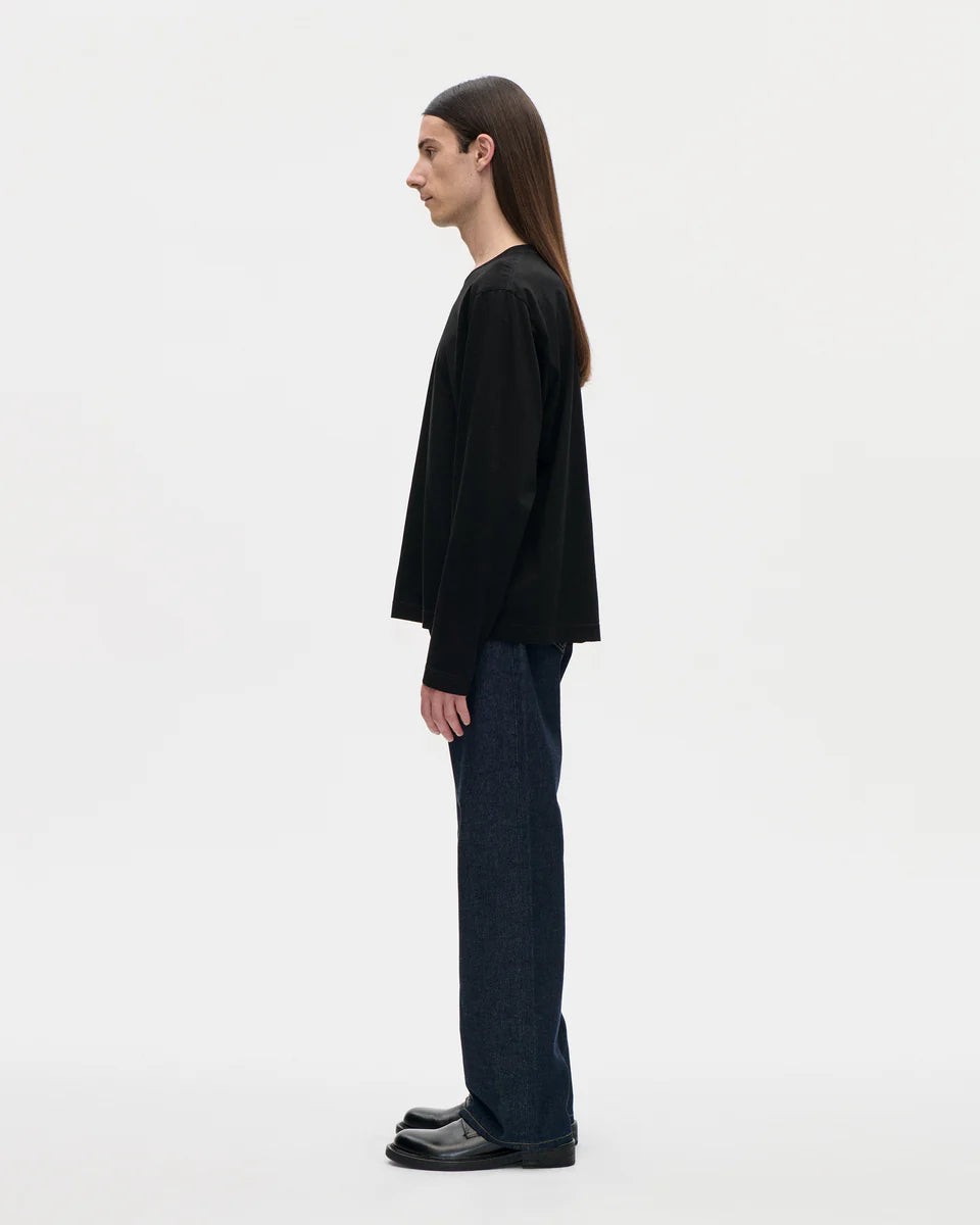 5-10J7 Seam Tee LS 140 009 Black