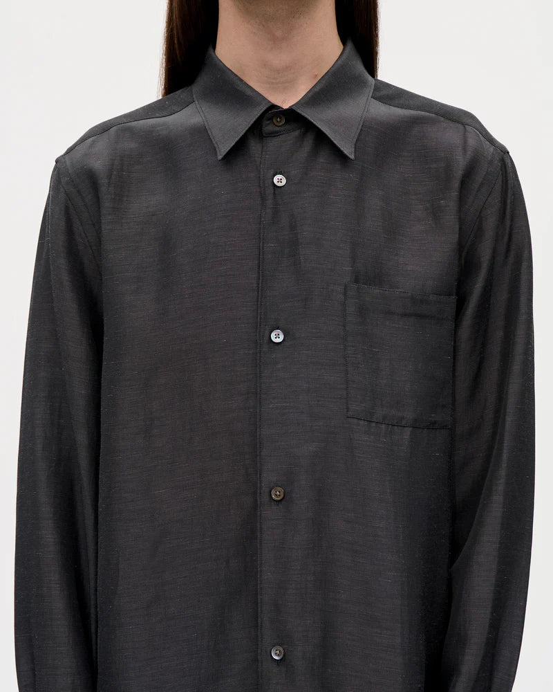 3-92S27 Dinner Shirt Acelin 008 Charcoal