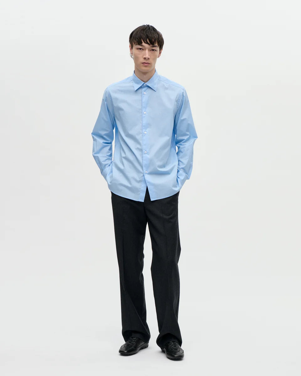 Volume Shirt Wash Cot 052 Sky Blue
