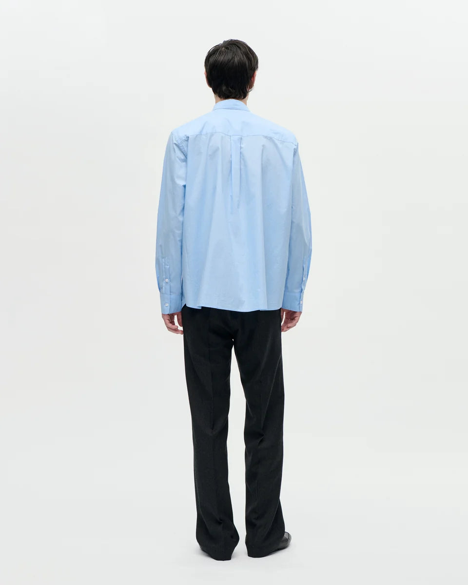 Volume Shirt Wash Cot 052 Sky Blue