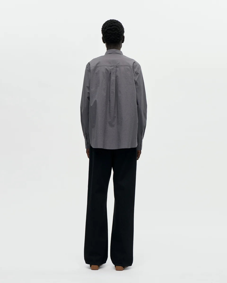 Volume Shirt Wash Cot 008 Charcoal
