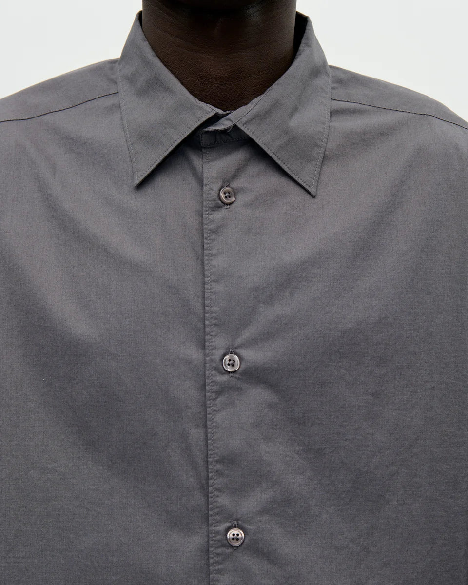 Volume Shirt Wash Cot 008 Charcoal