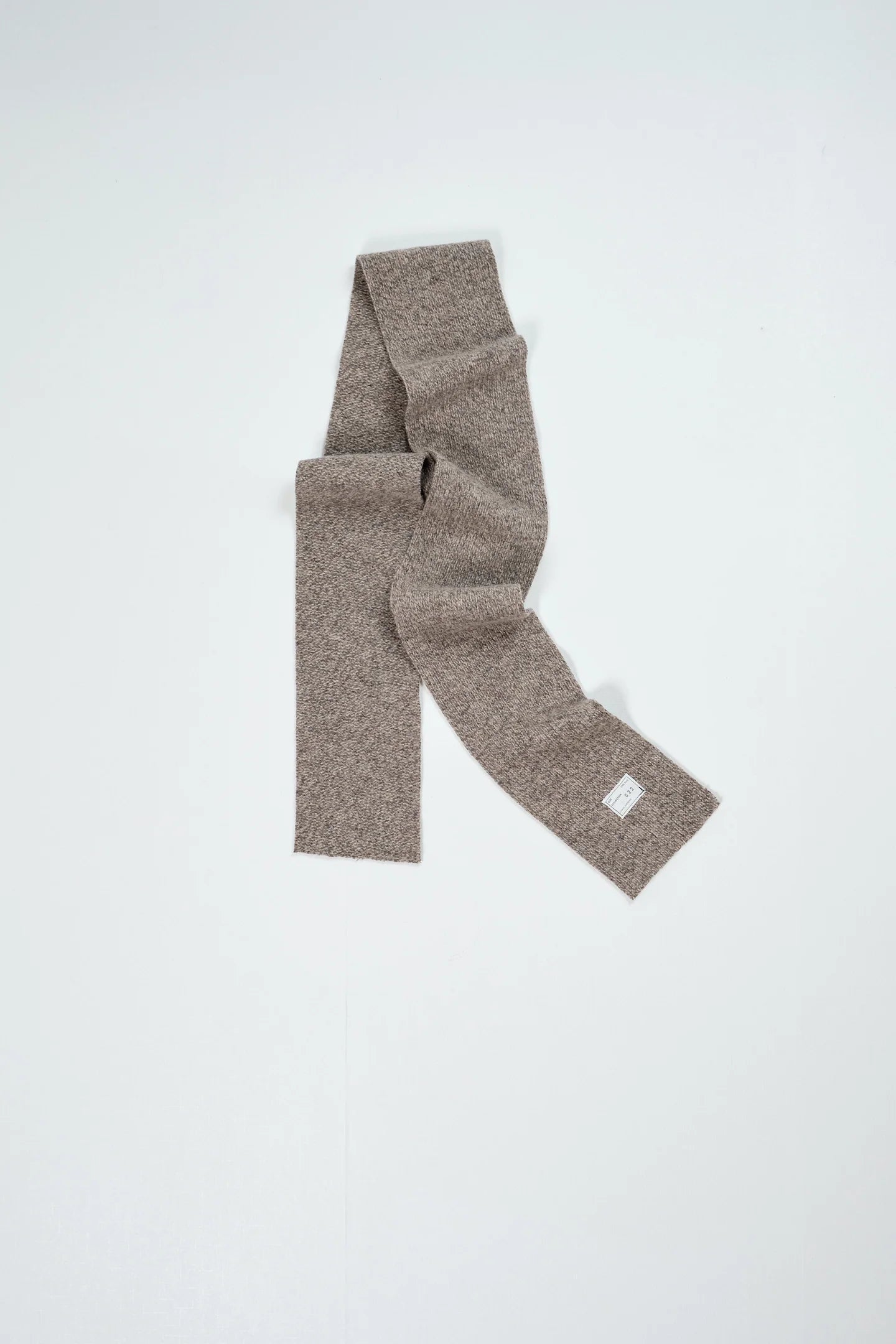 CF.22.11.05.03 HEAVY KNIT SCARF heavy rib melange brown