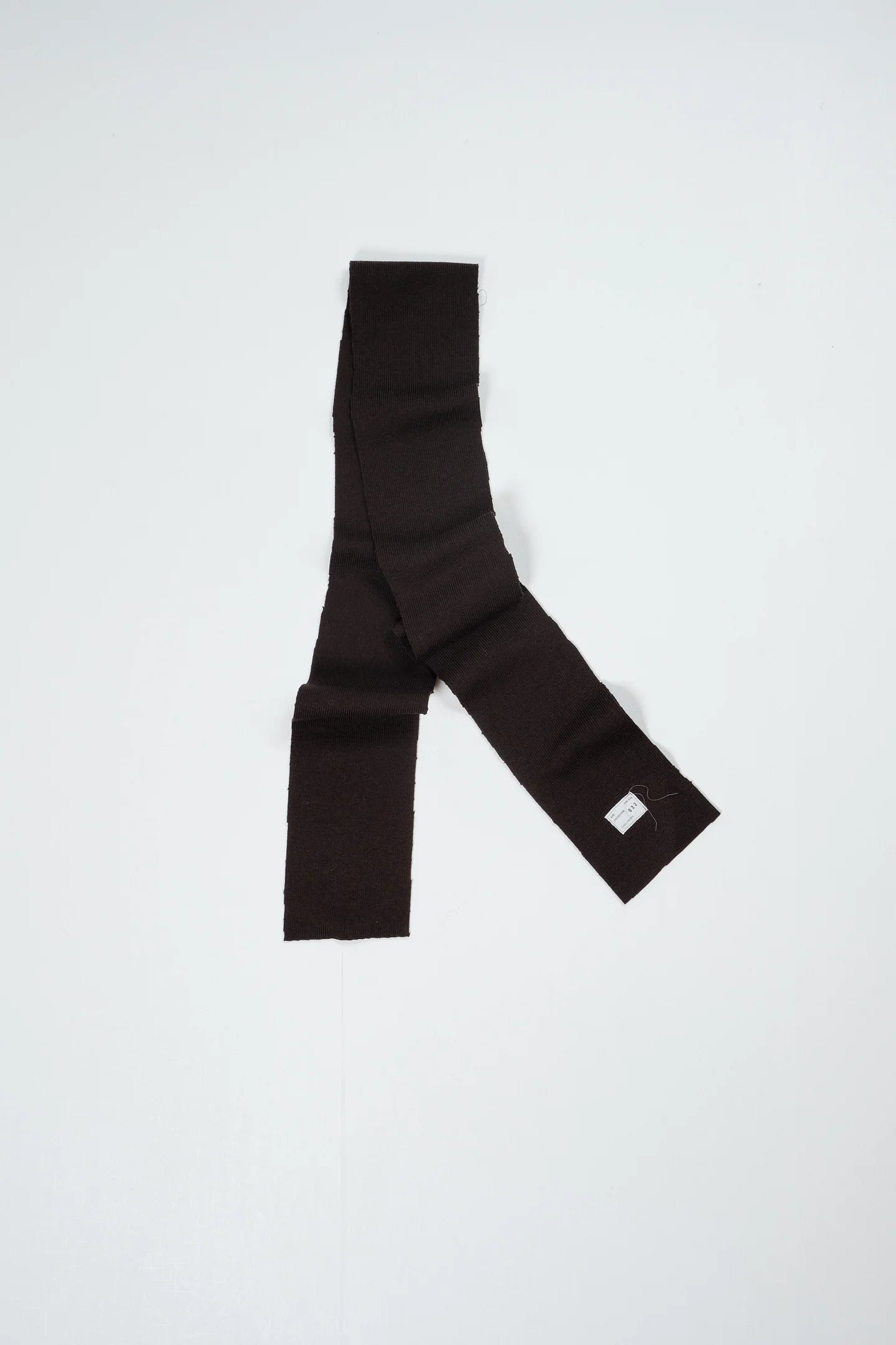 CF.22.11.05.01 HEAVY KNIT SCARF heavy rib dark brown
