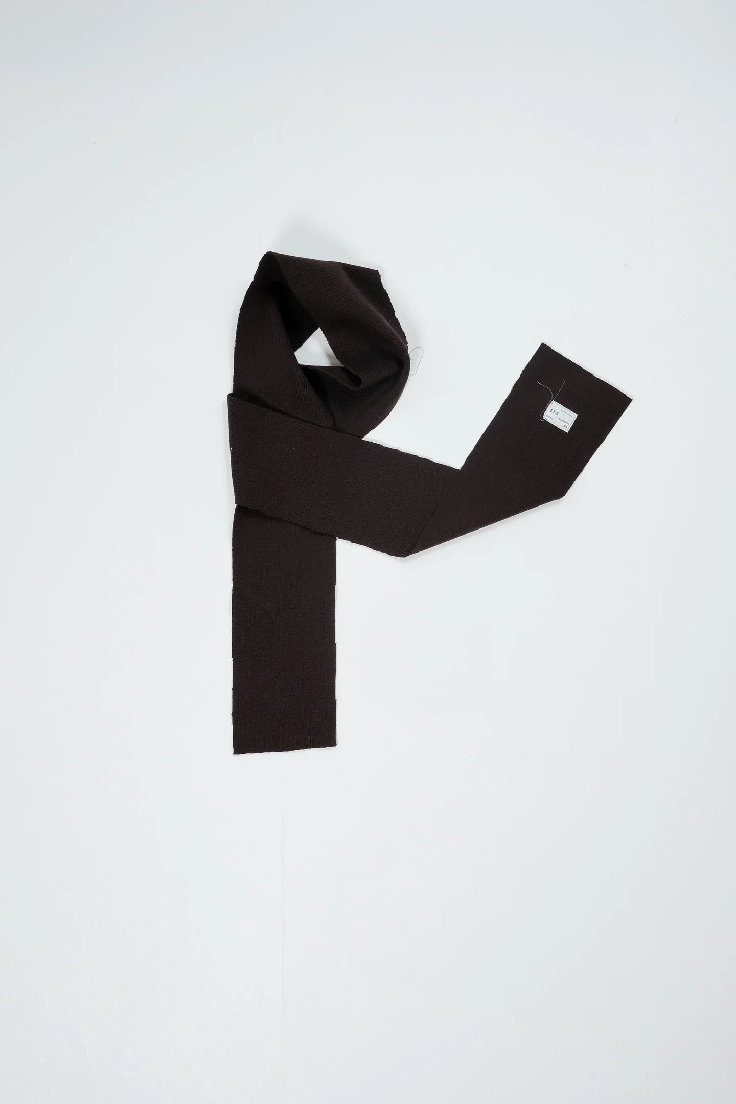 CF.22.11.05.01 HEAVY KNIT SCARF heavy rib dark brown