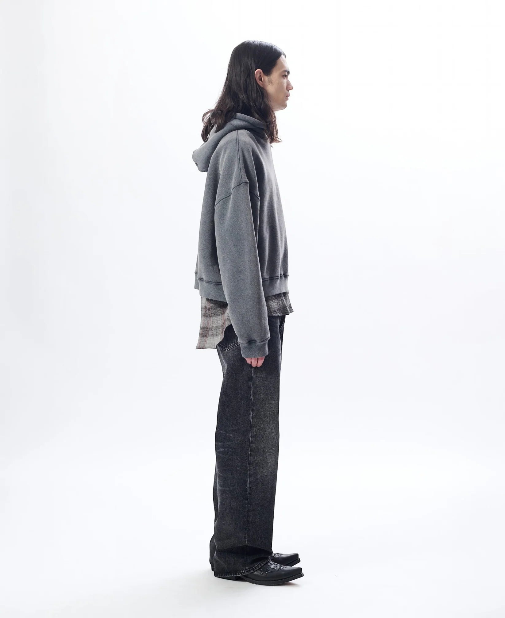 HOOD SWEAT - 950 ANTRACITE WASHED