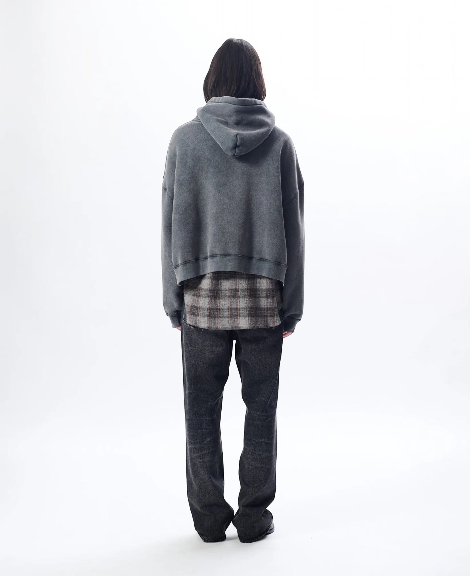 HOOD SWEAT - 950 ANTRACITE WASHED