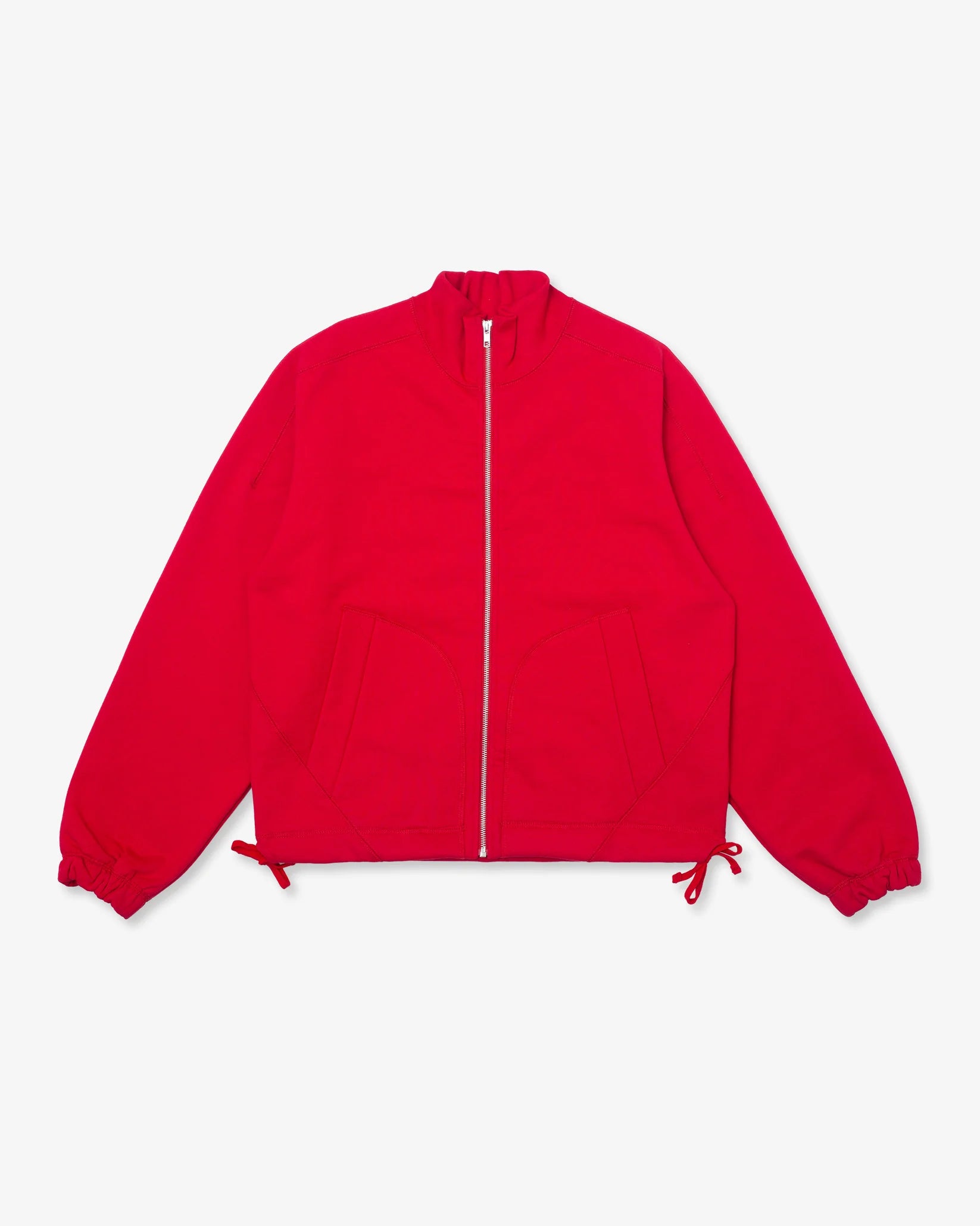 Colin Meredith Knot Zip Sweater Rouge