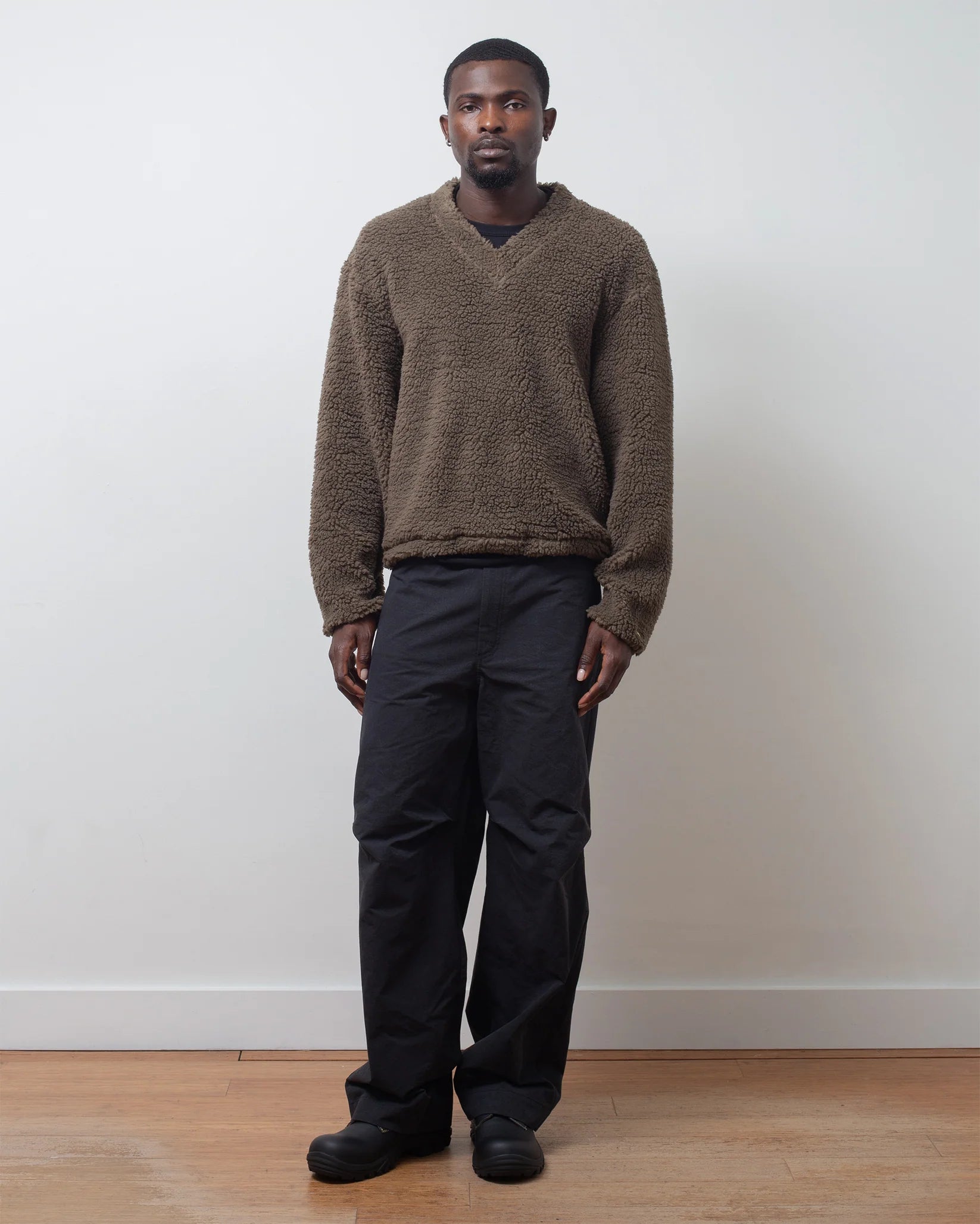 V-Smock Fleece Sandstone