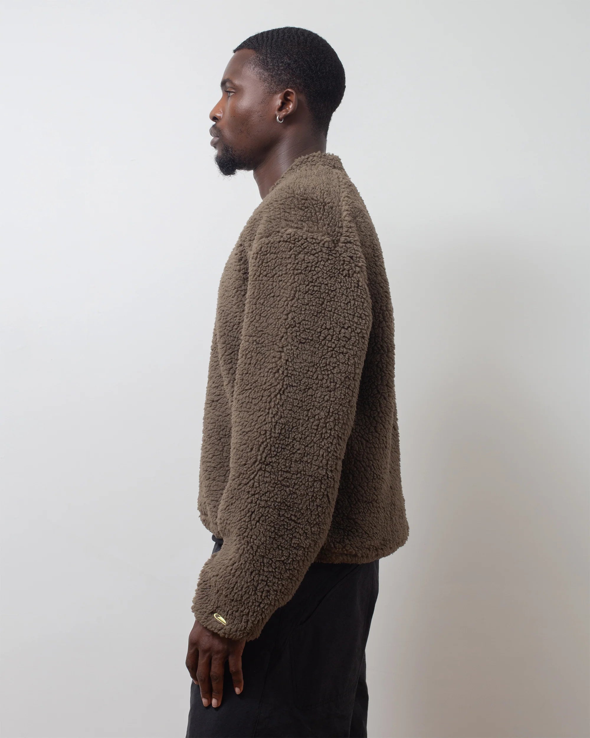 V-Smock Fleece Sandstone