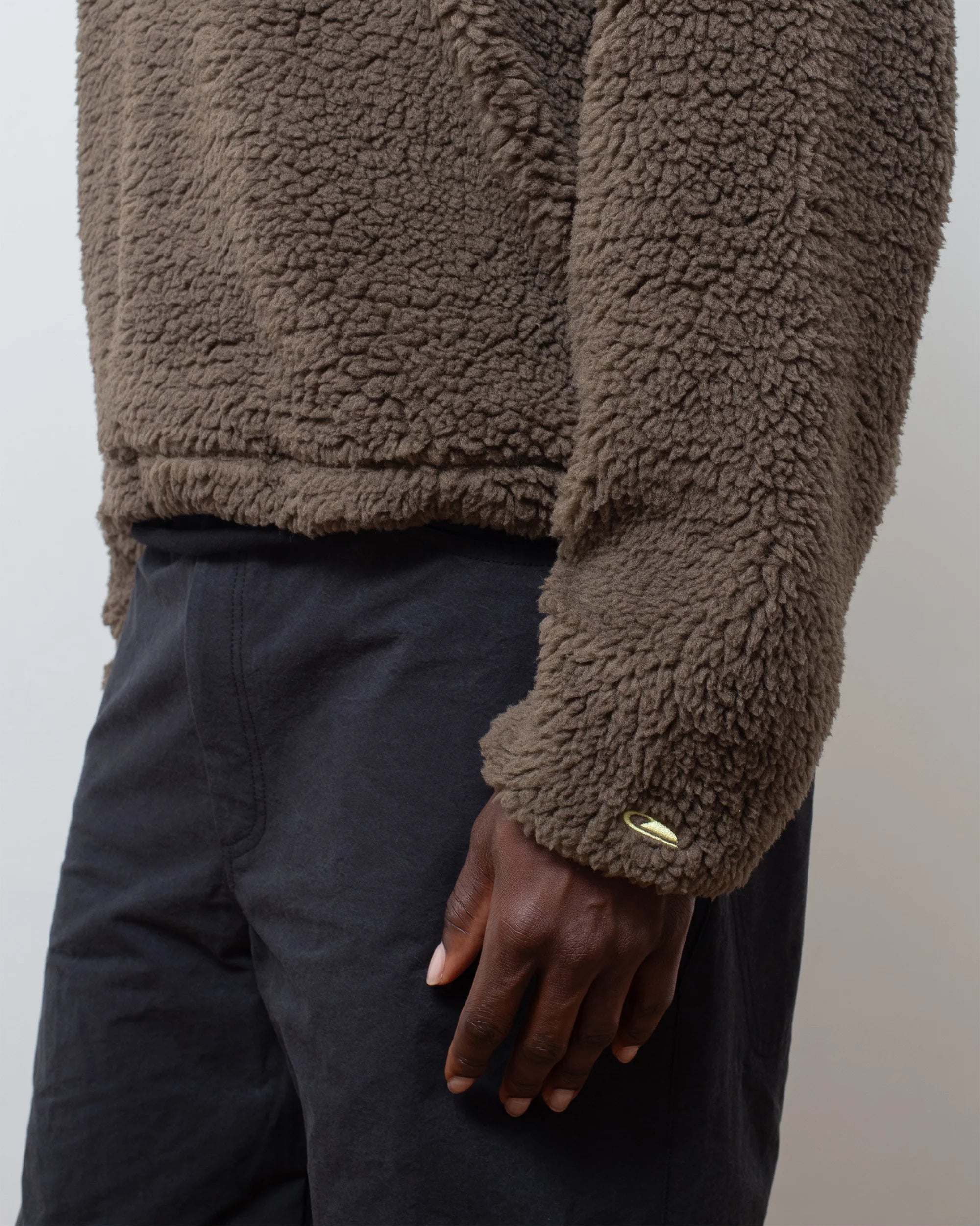 V-Smock Fleece Sandstone