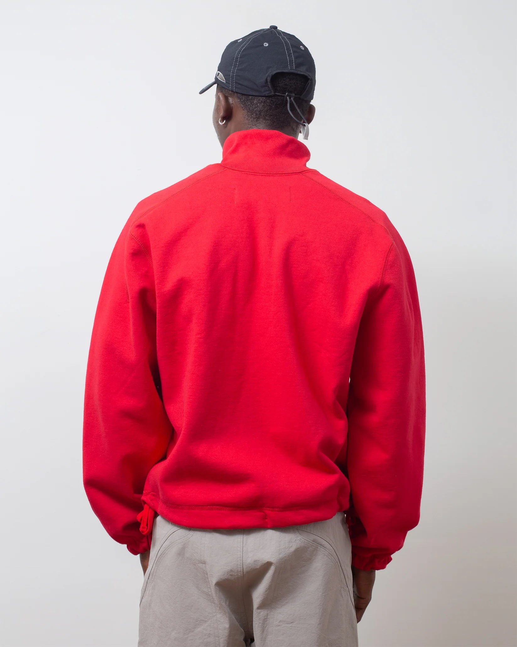 Colin Meredith Knot Zip Sweater Rouge