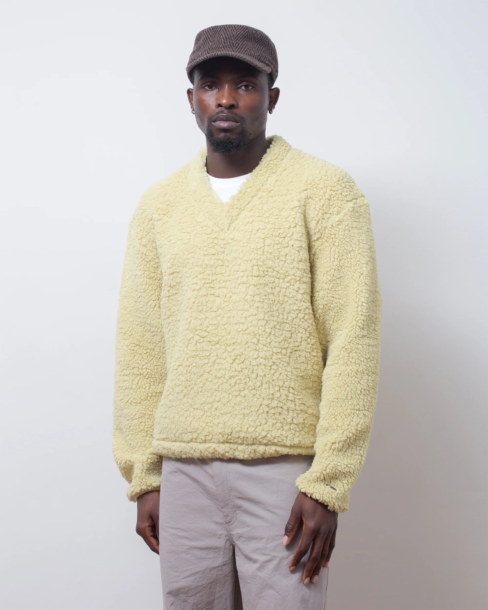 V-Smock Fleece Lichen