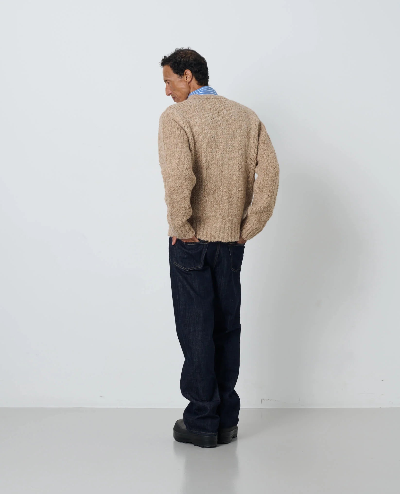 JOHN CARDIGAN - 160 DARK SAND