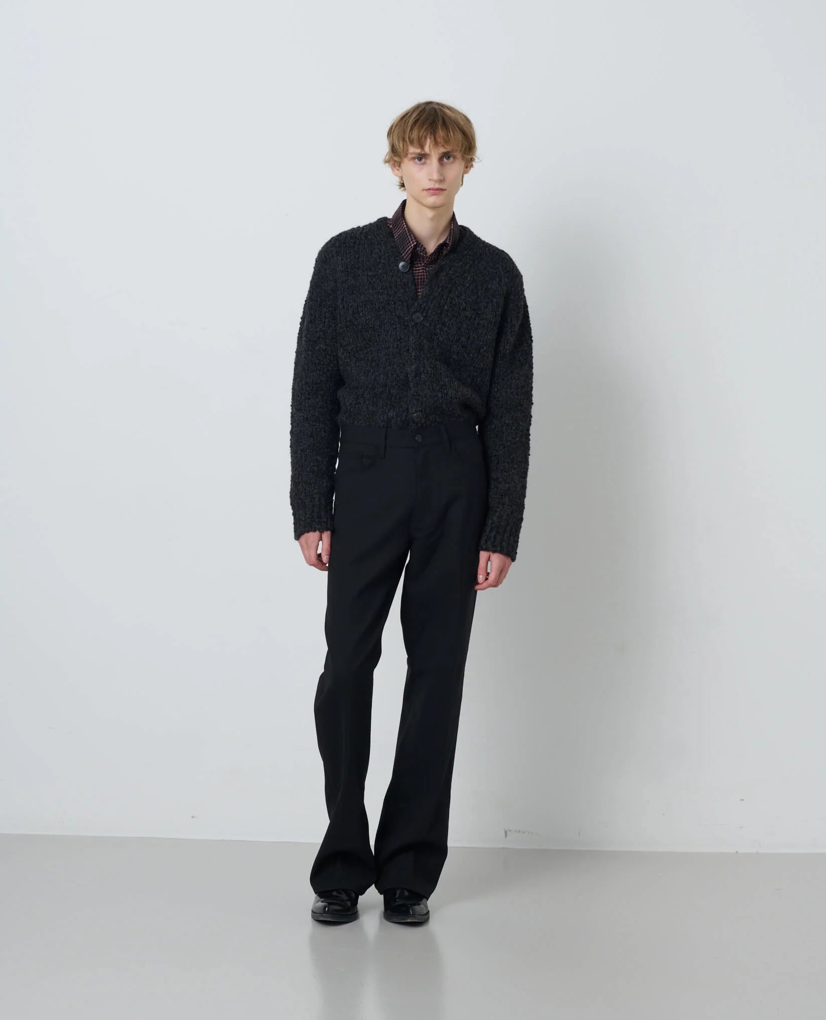 JOHN CARDIGAN - 998 BLACK