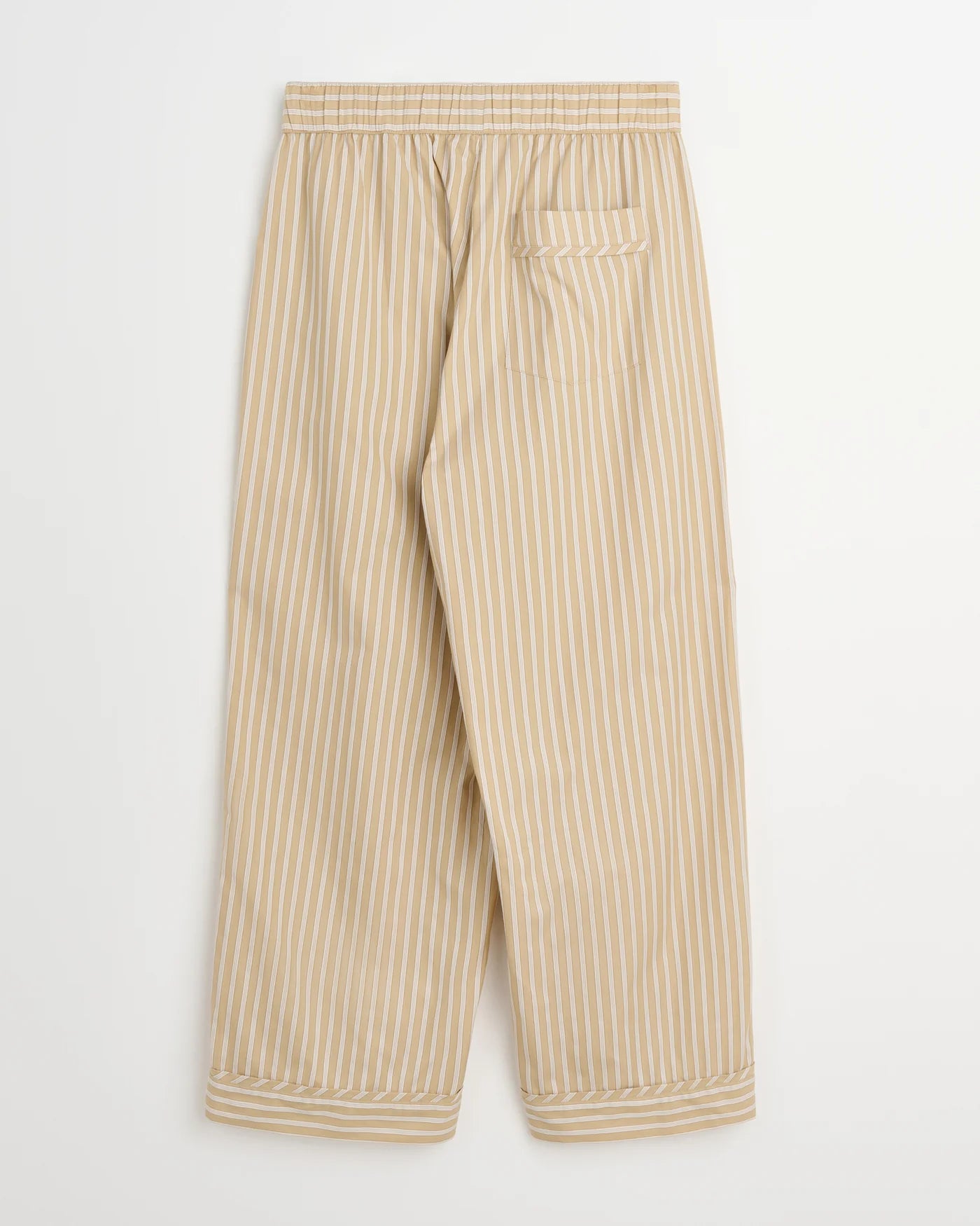 Club pants - stripe medium beige