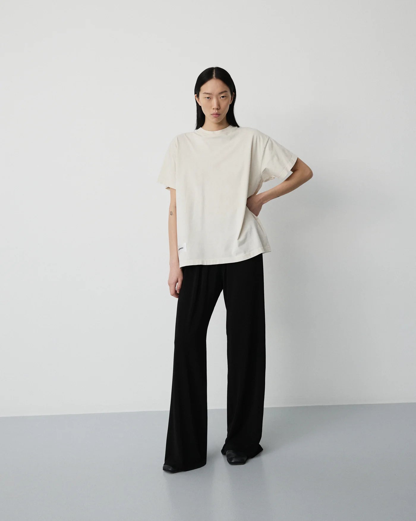 Body t-shirt - washed birch