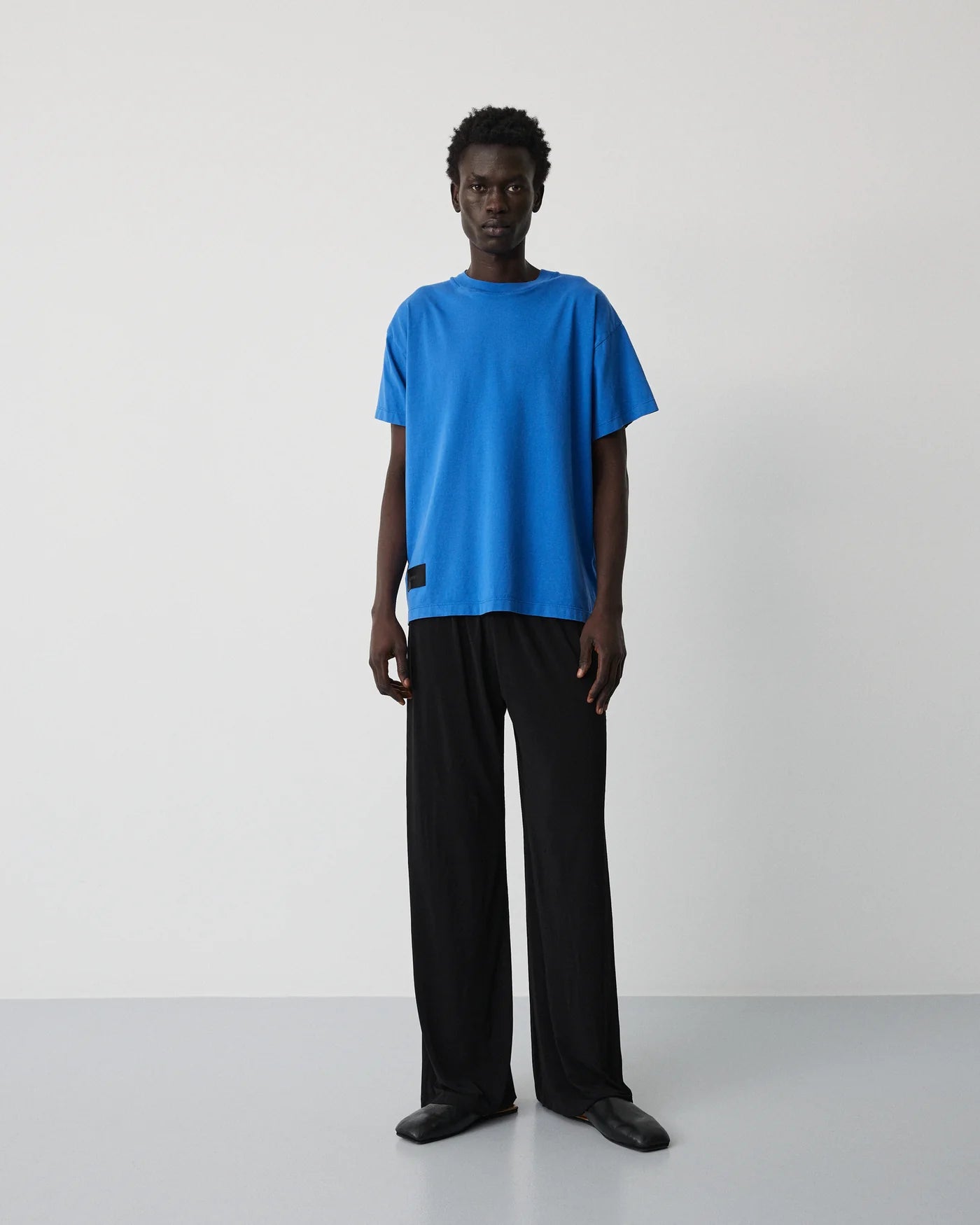 Body t-shirt - washed bright blue