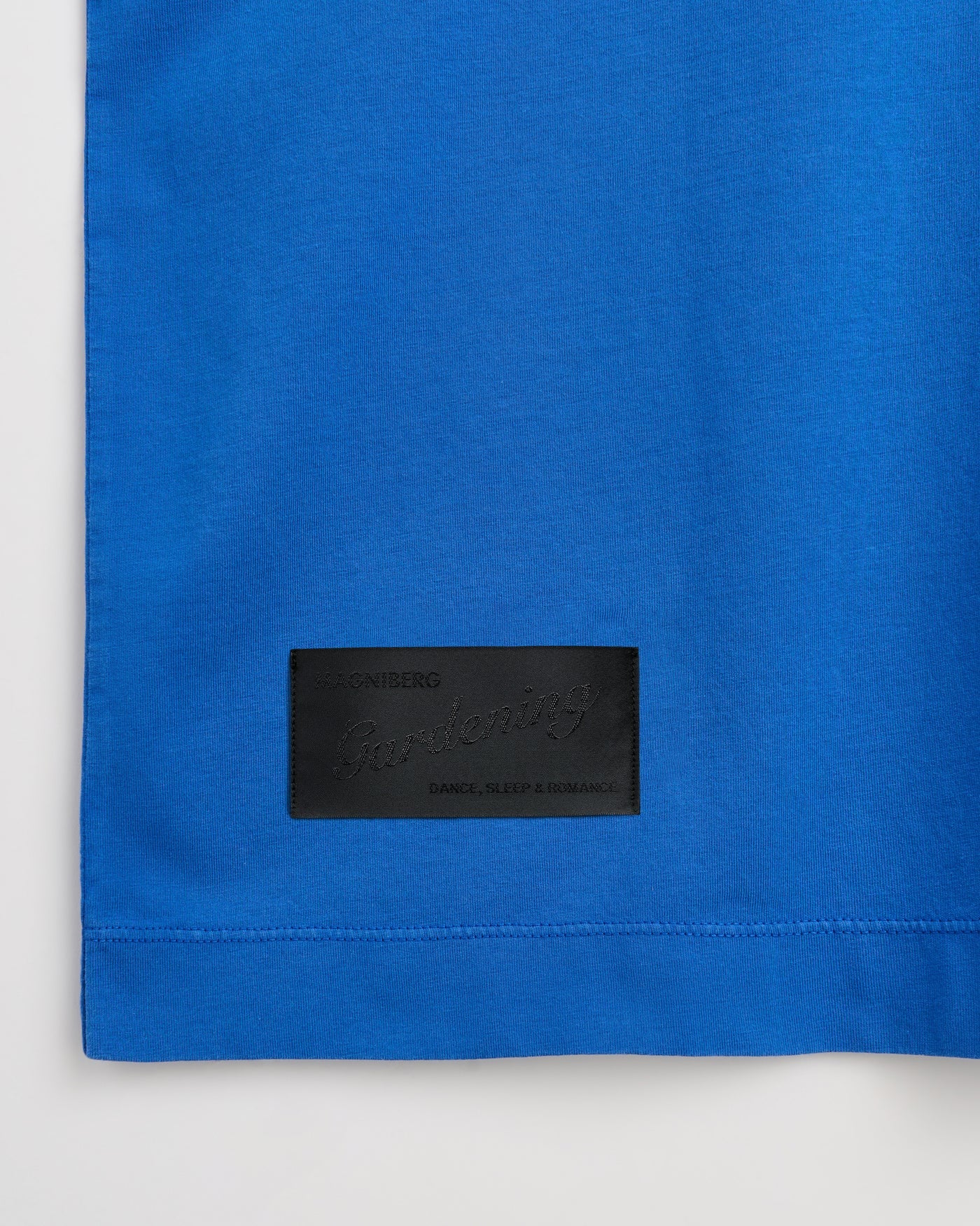 Full long sleeve t-shirt - washed bright blue