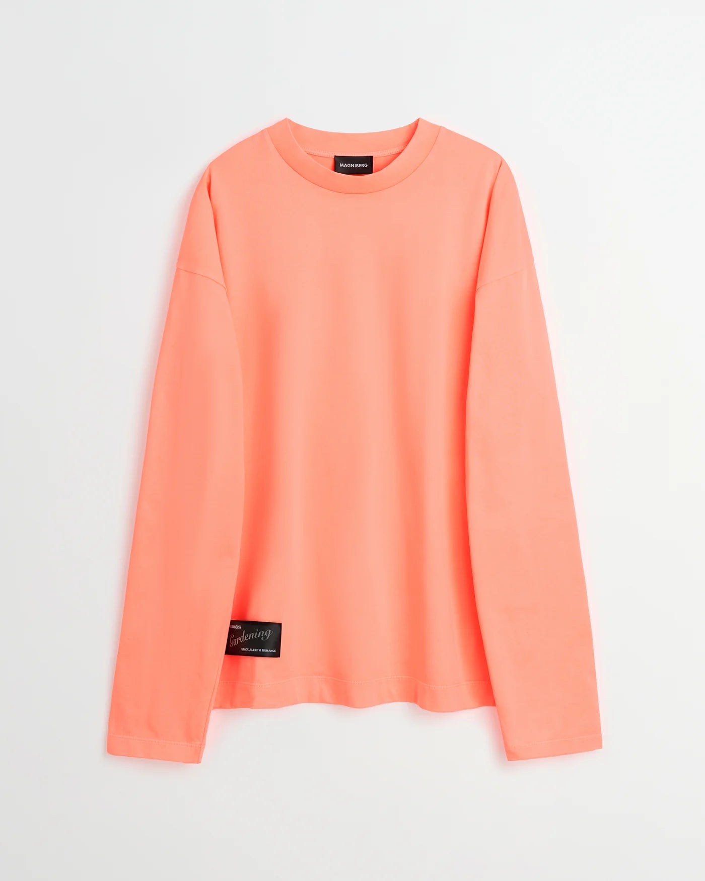 Full long sleeve t-shirt - Washed neon orange