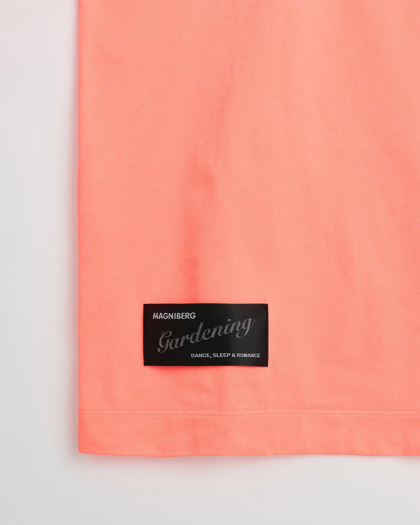 Full long sleeve t-shirt - Washed neon orange