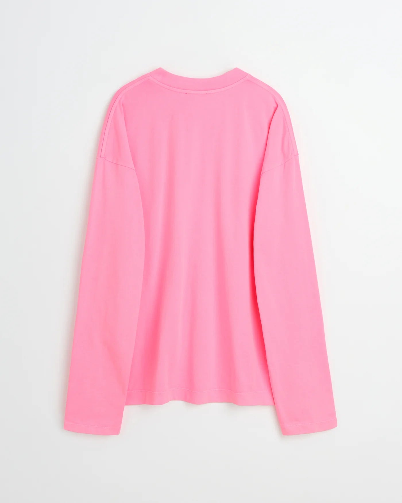 Full long sleeve t-shirt - Washed neon pink