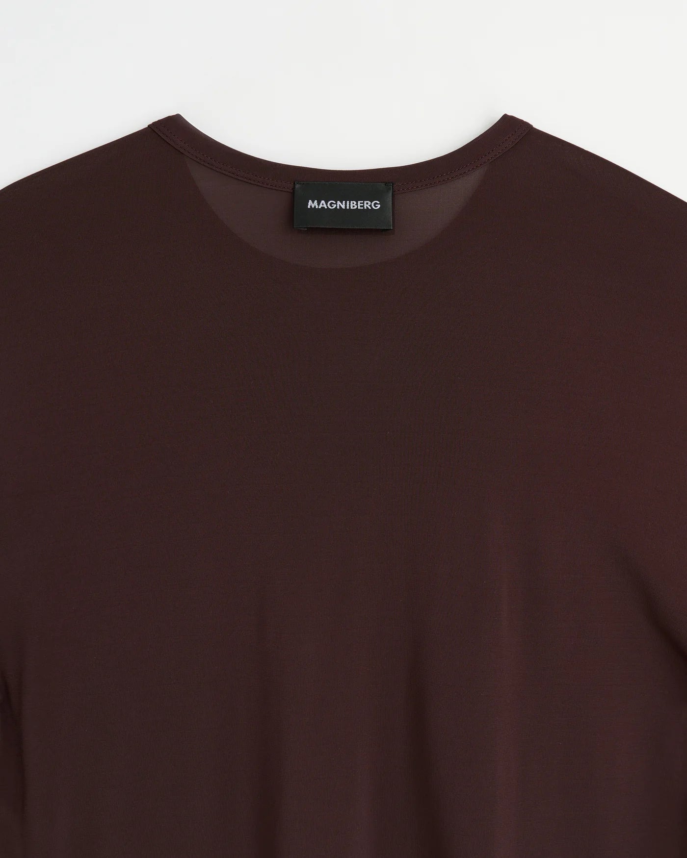 Love long sleeve shirt - Sheer cherry brown