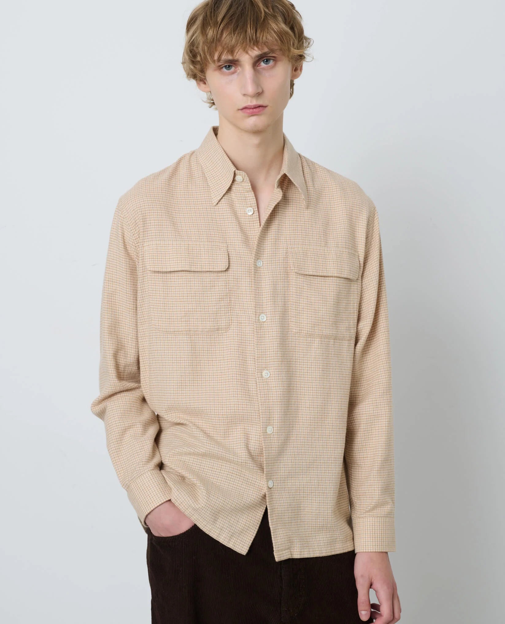 NEW POCKET SHIRT - 150 BEIGE
