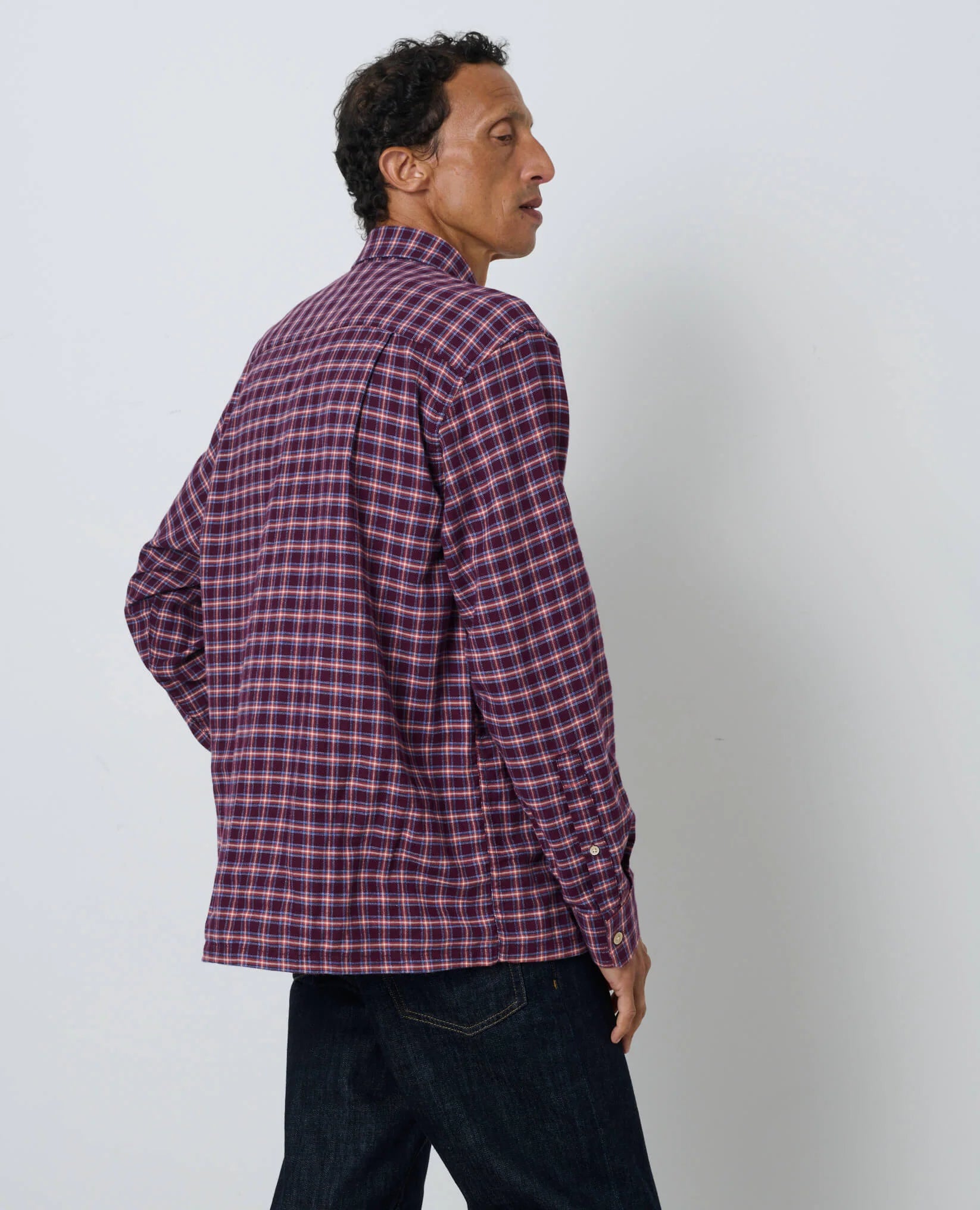 NEW POCKET SHIRT - 690 BURGUNDY