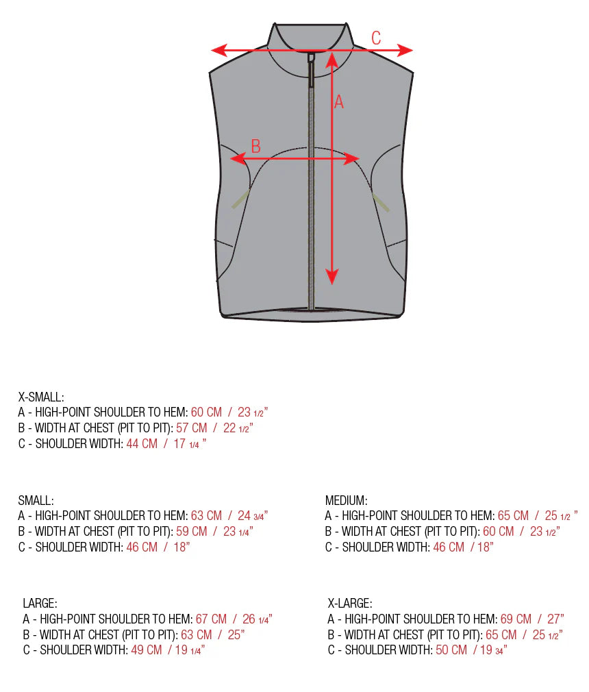 Stirrup Insulated Gilet Black