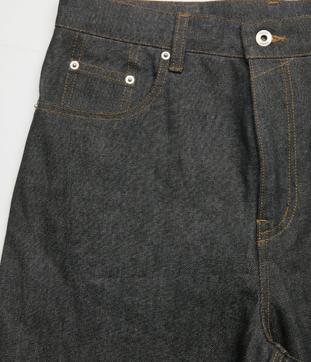 Rigid Semi-Wide Jeans (Indigo)